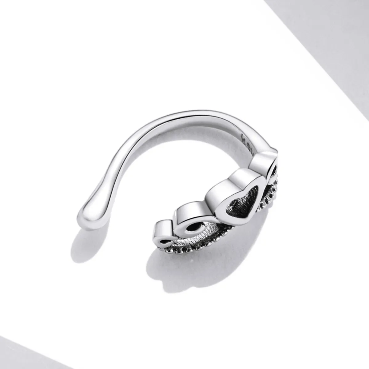 Pandora Style Vintage Crown Ear clip - SCE1201