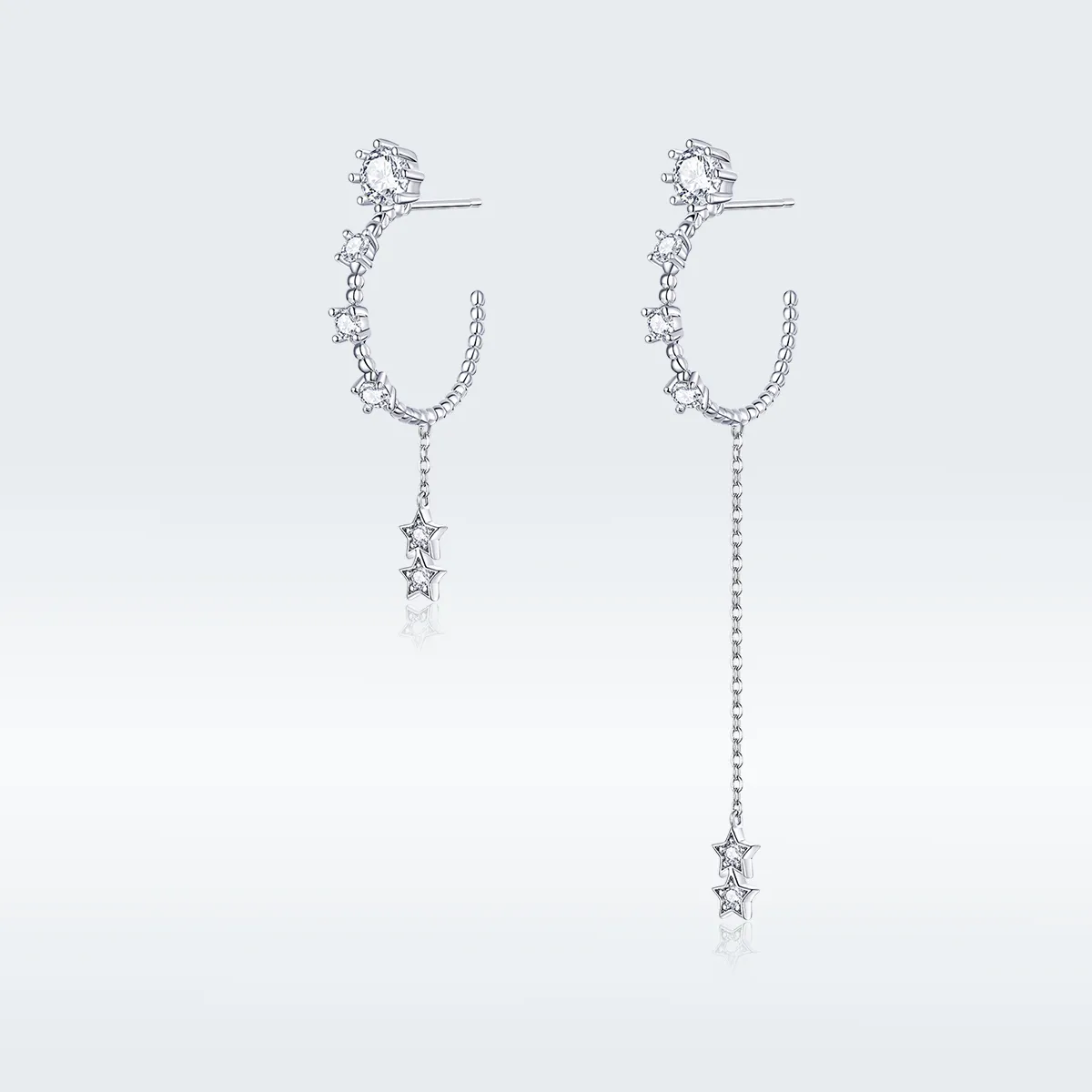 Pandora Style Bright Hanging Earrings - BSE310