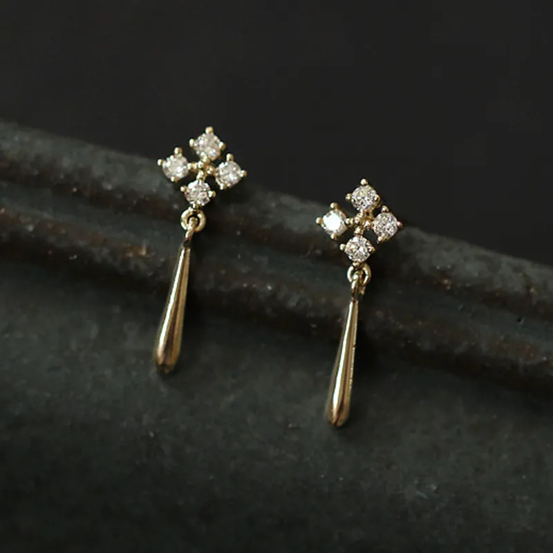 Pandora Style Delicate Hanging Earrings - BSE600-B