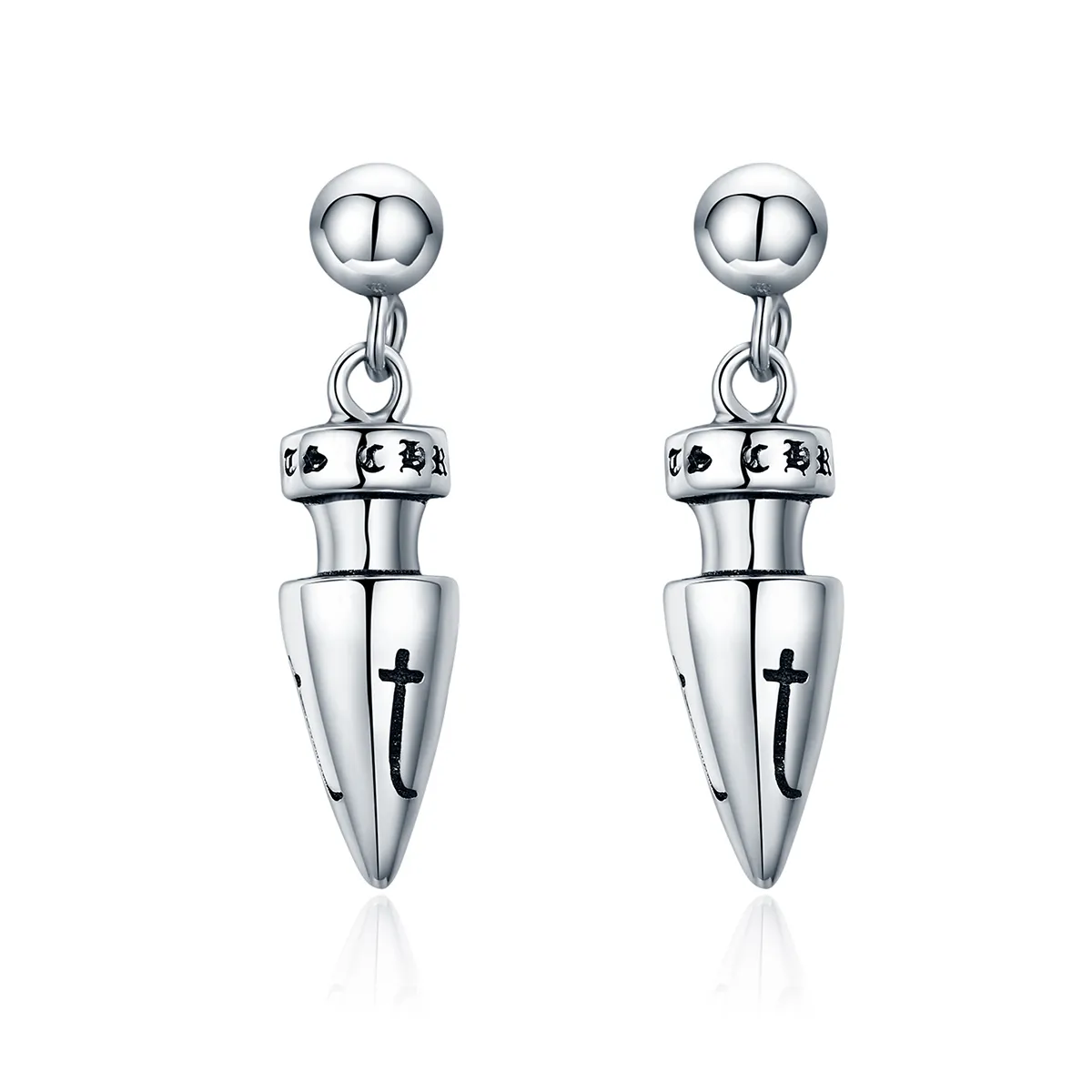 pandora style sacred token hanging earrings vse131