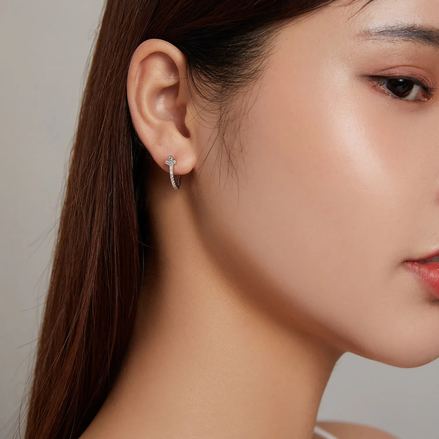 Pandora Style Urban Fashion Hoop Earrings - SCE1186-A