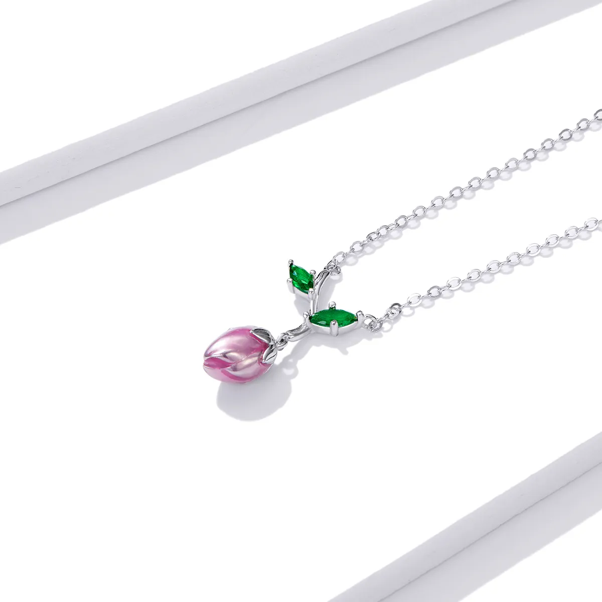 Pandora Style Budding Stamens Necklace - BSN214