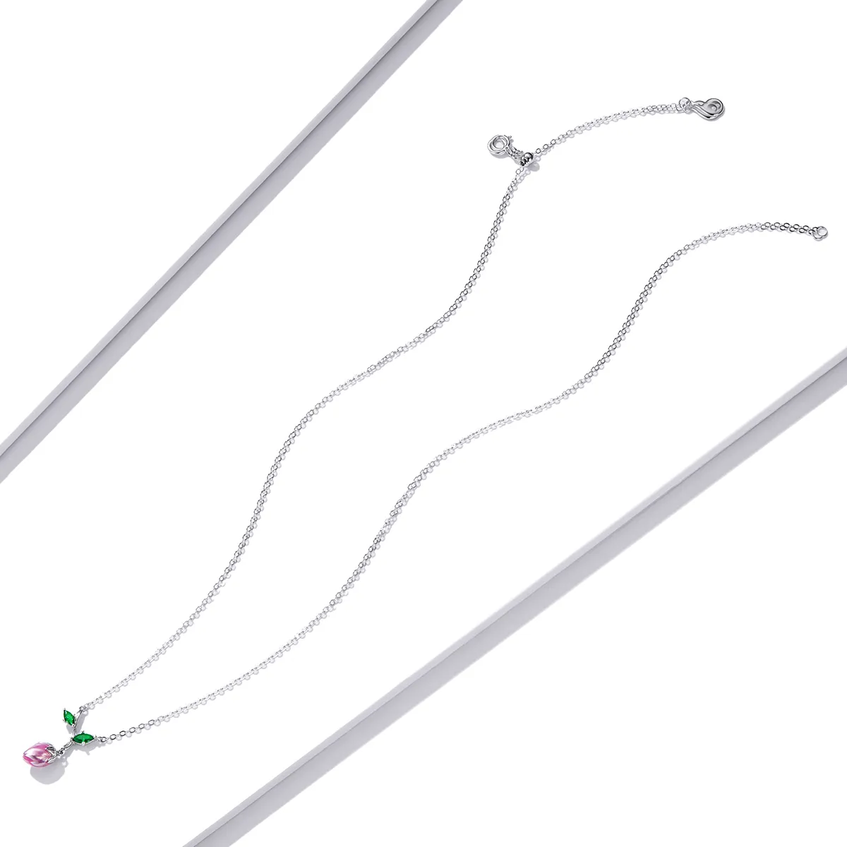 Pandora Style Budding Stamens Necklace - BSN214