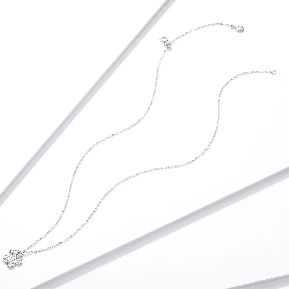 Pandora Style Cute Dog Paw Necklace - BSN204
