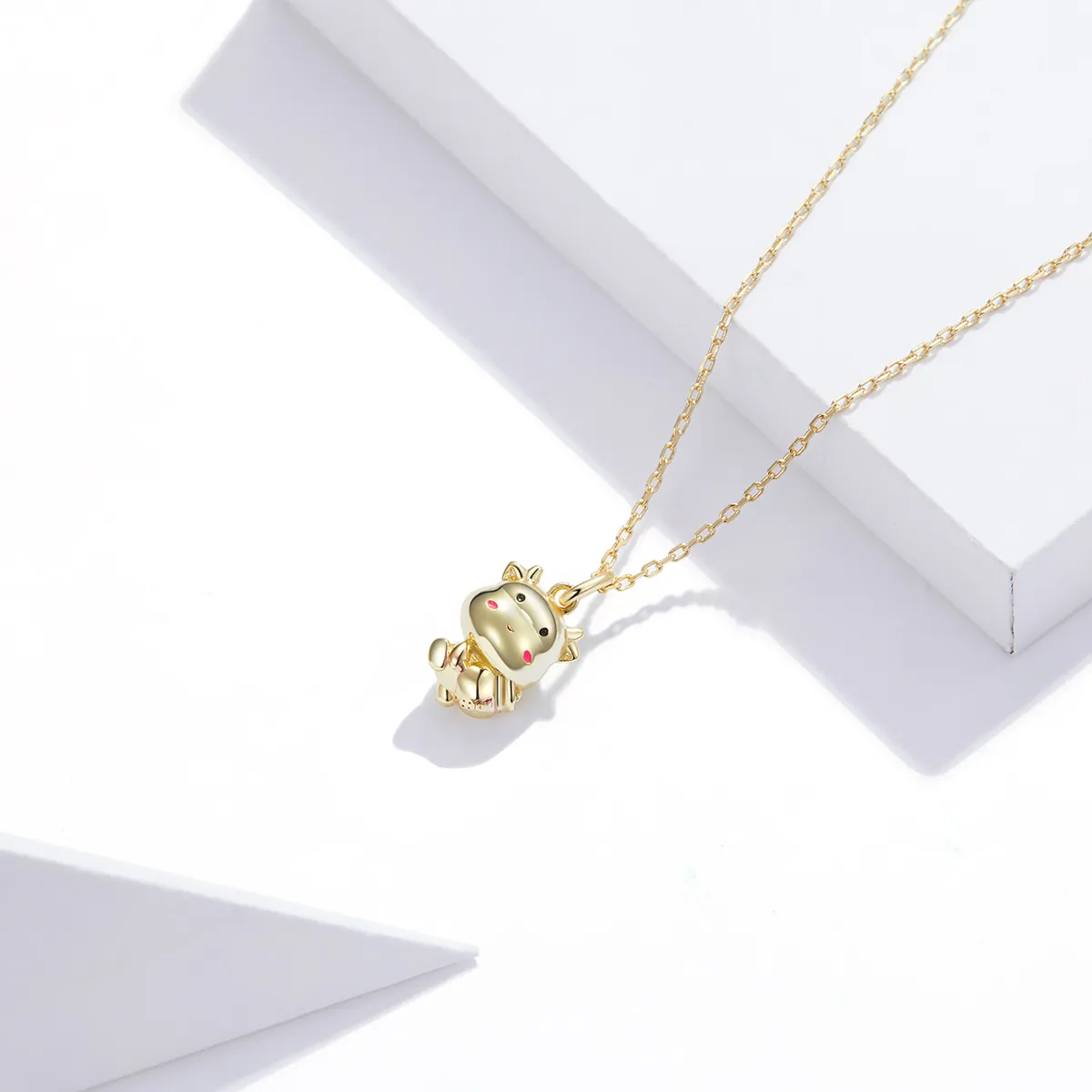 Pandora Style Cute Lucky Cow Necklace - SCN444