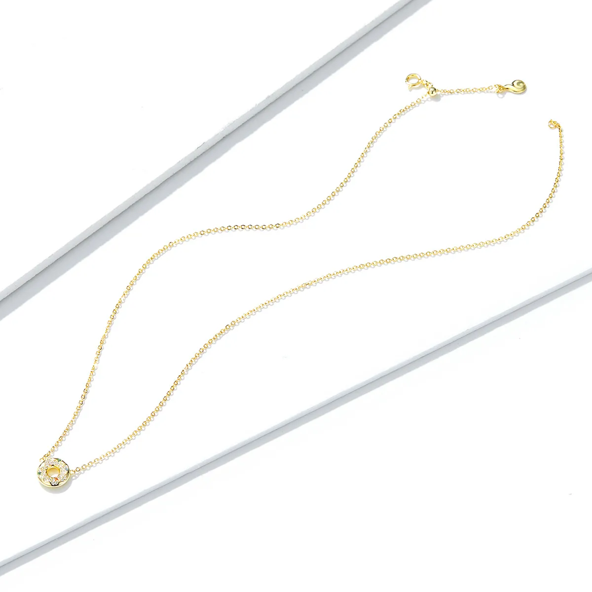 Pandora Style Donut Necklace - BSN118