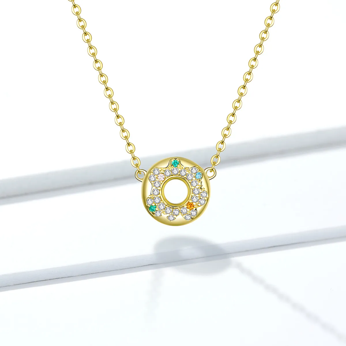 Pandora Style Donut Necklace - BSN118