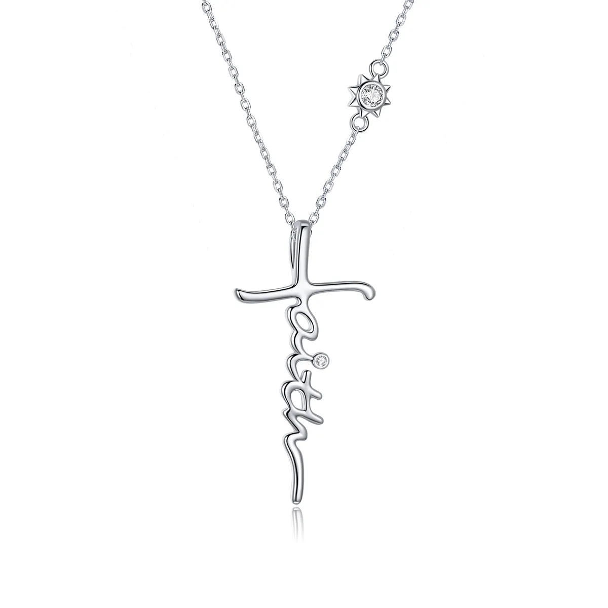 Pandora Style Faith of The Cross Necklace - BSN231