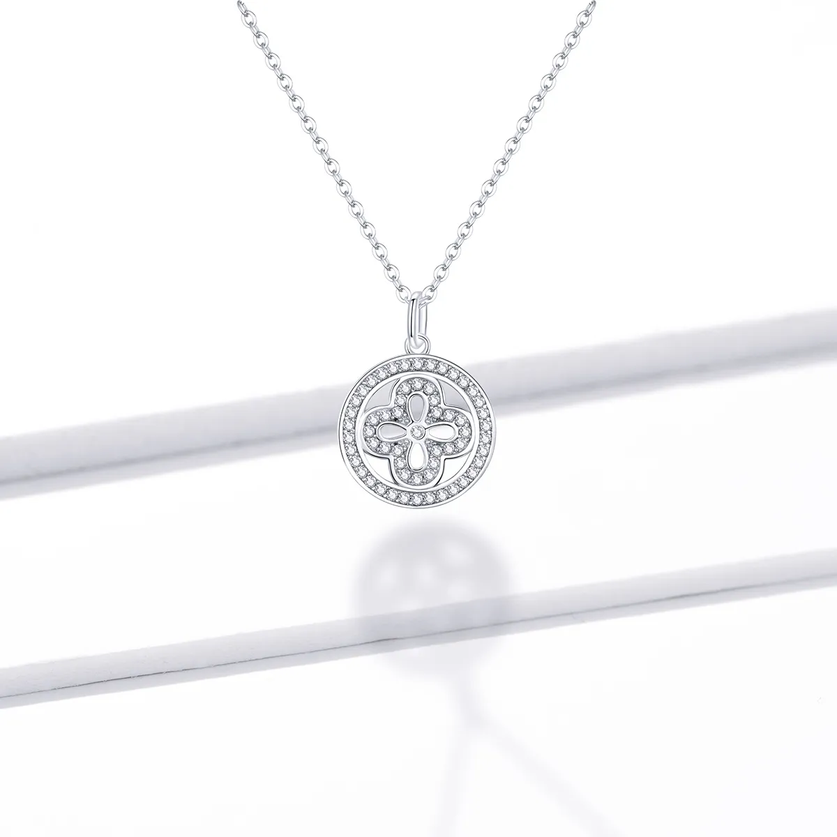 Pandora Style Four Leaf Clover Necklace - BSN142
