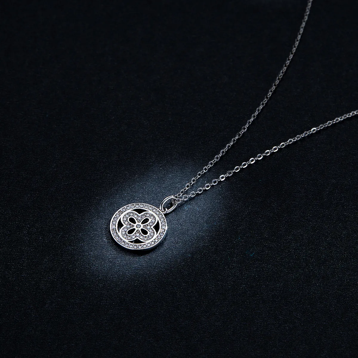Pandora Style Four Leaf Clover Necklace - BSN142