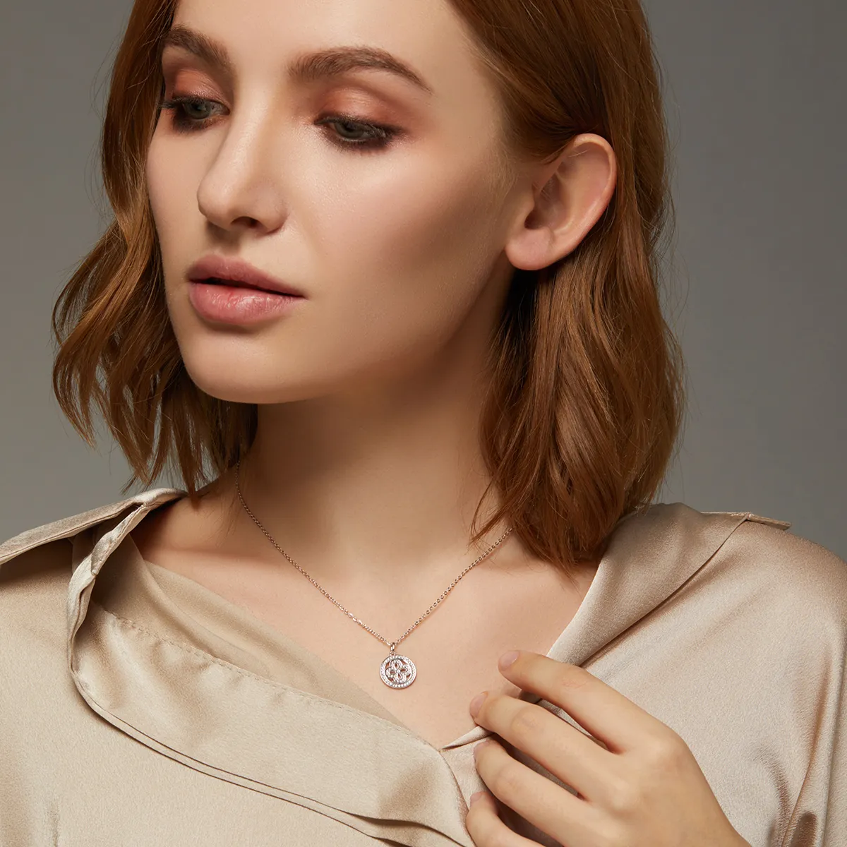 Pandora Style Four Leaf Clover Necklace - BSN142