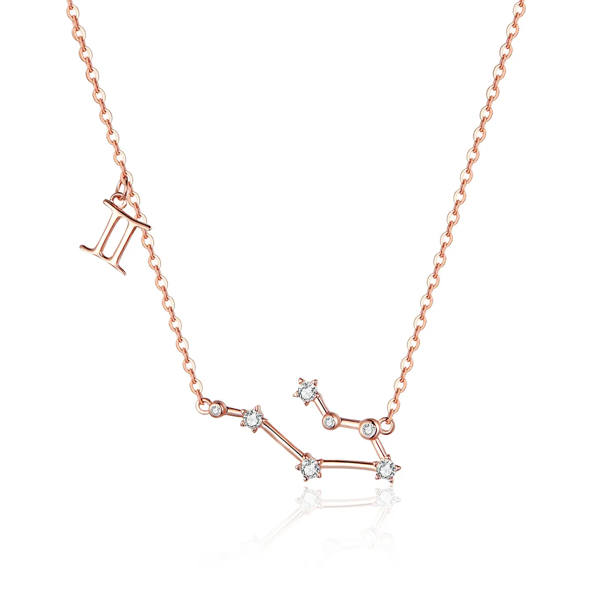 Pandora Style Gemini Necklace - BSN015