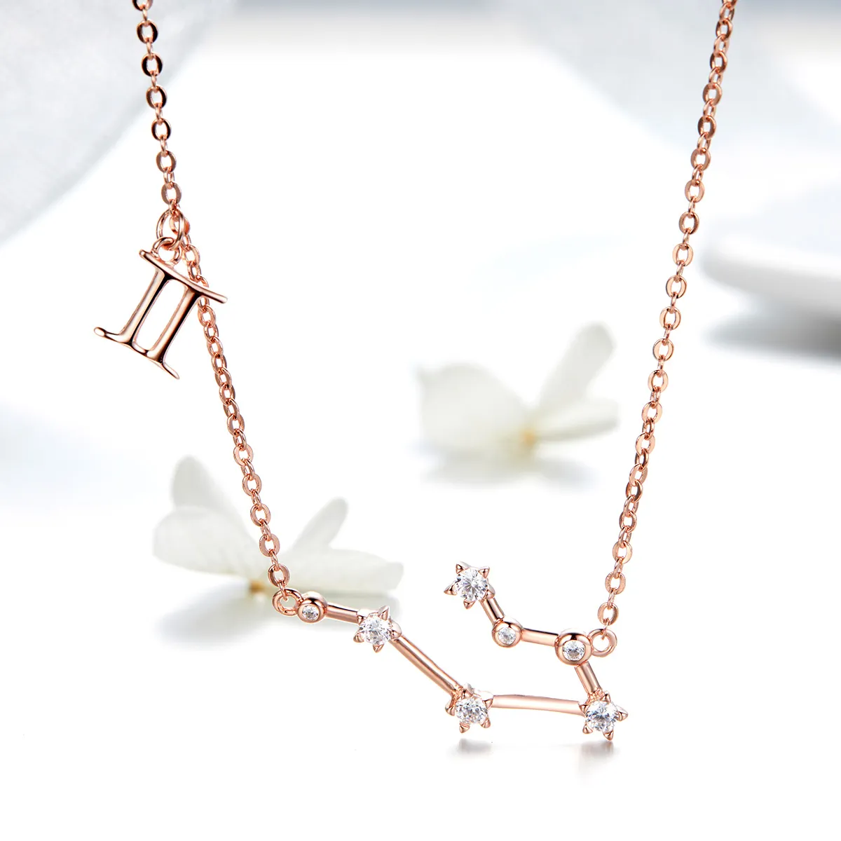 Pandora Style Gemini Necklace - BSN015