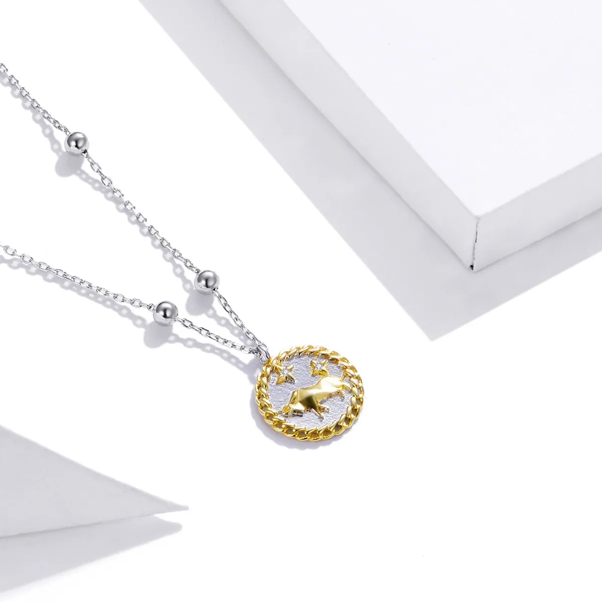 Pandora Style Lucky Bull Necklace - SCN432