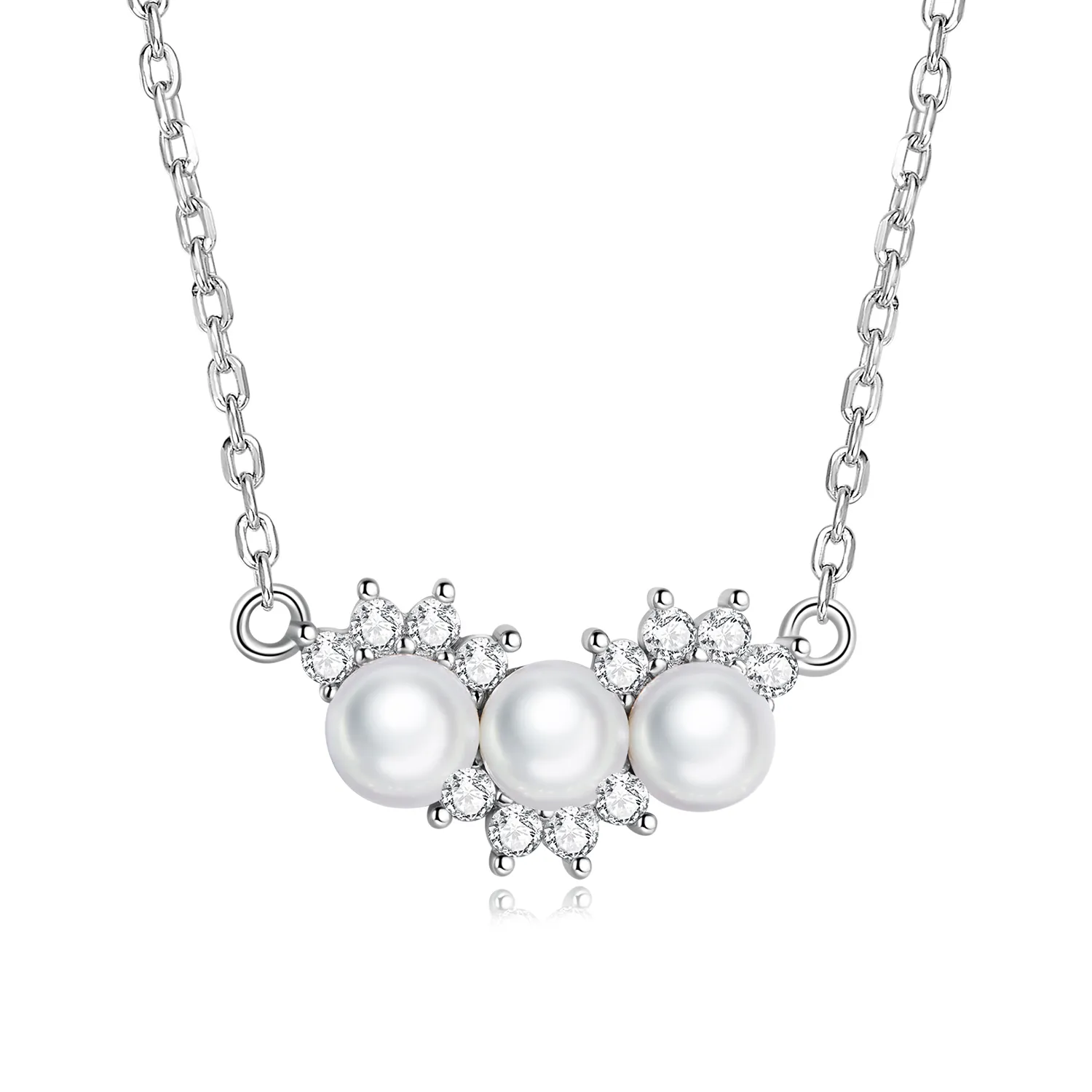 Pandora Style Shell Beads Necklace - BSN269