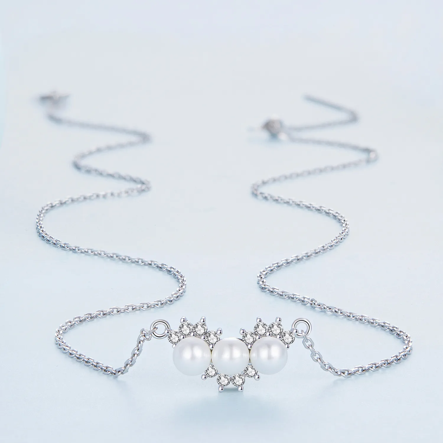 Pandora Style Shell Beads Necklace - BSN269