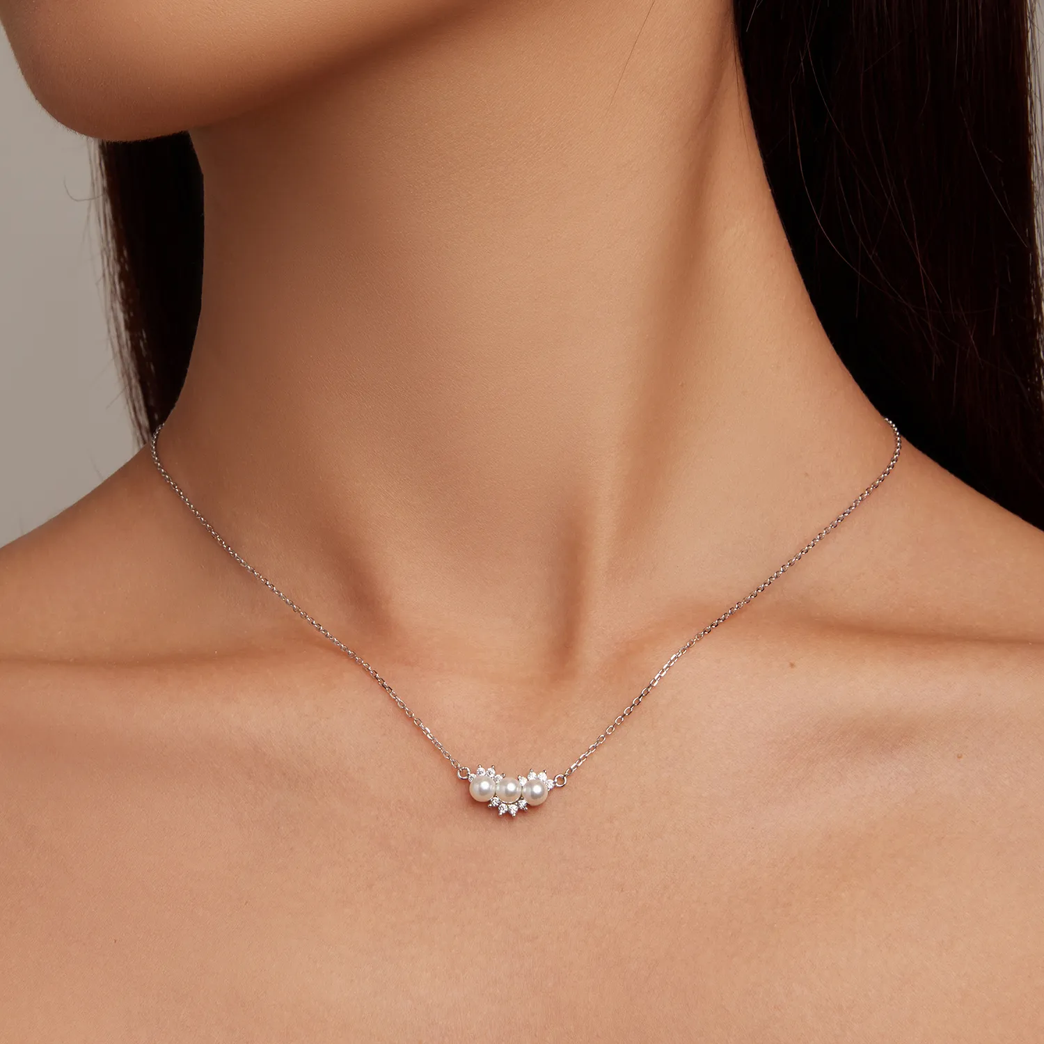 Pandora Style Shell Beads Necklace - BSN269