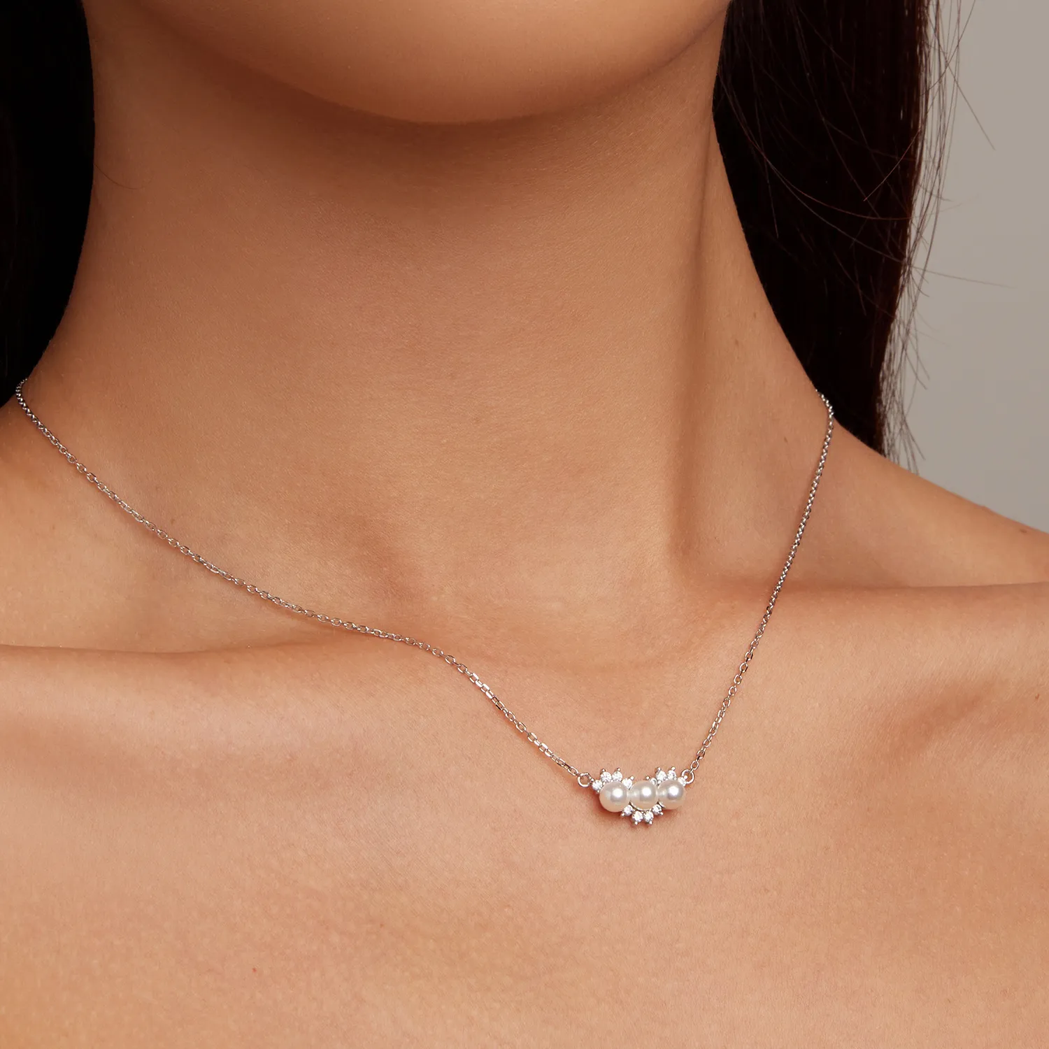 Pandora Style Shell Beads Necklace - BSN269