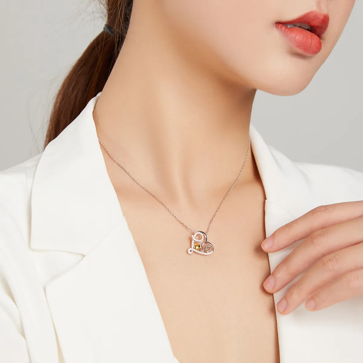 Pandora Style True Love Necklace - SCN436