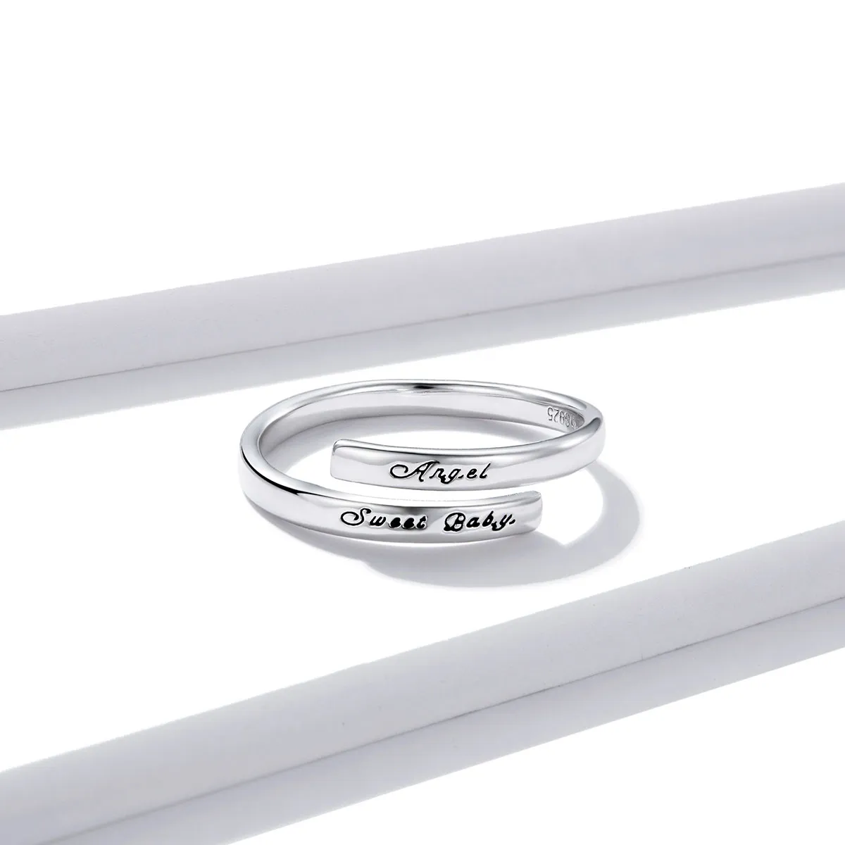 Pandora Style Angel Sweet Baby Open Ring - BSR144