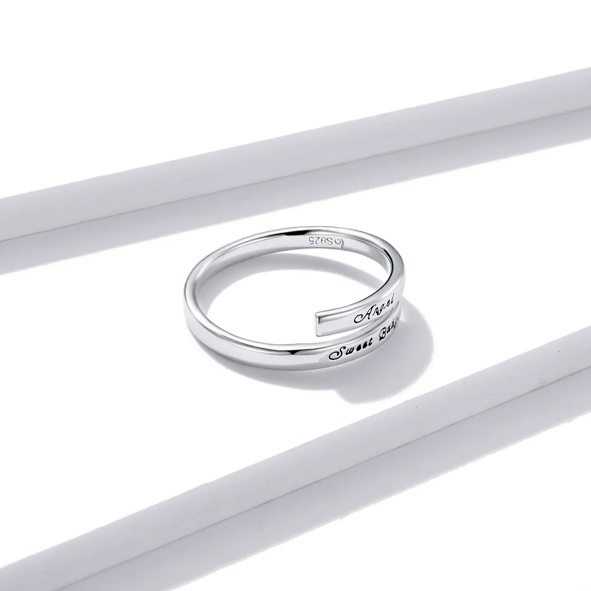Pandora Style Angel Sweet Baby Open Ring - BSR144