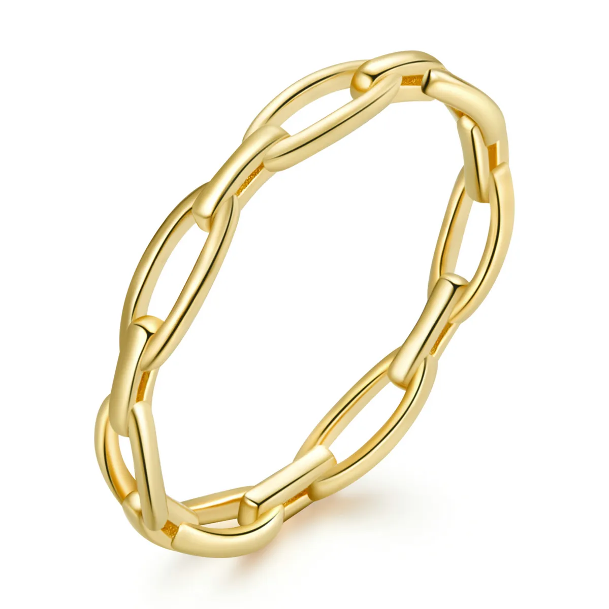 Pandora Style French Chain Ring - BSR211