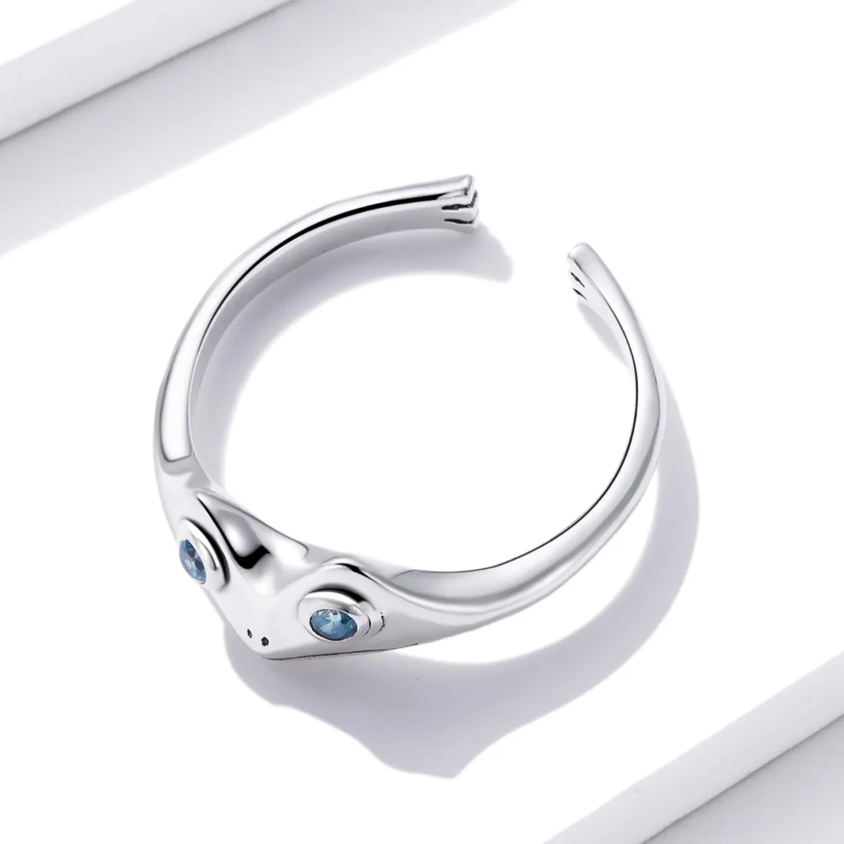 Pandora Style Funny Frog Open Ring - BSR197