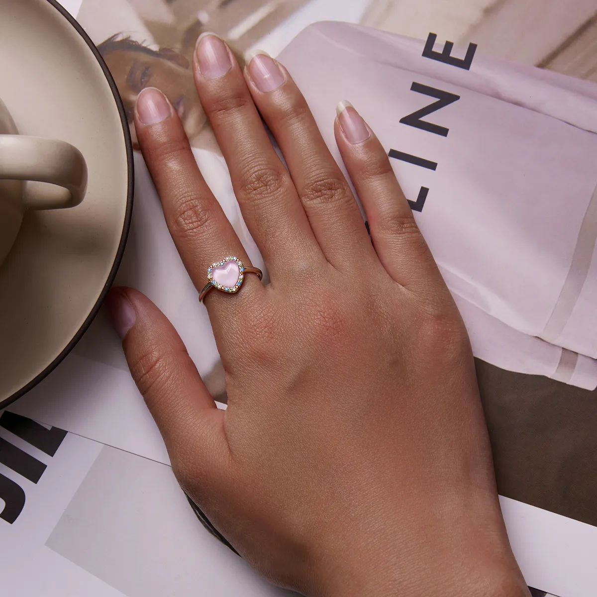 Pandora Style Girl Love Open Ring - SCR803