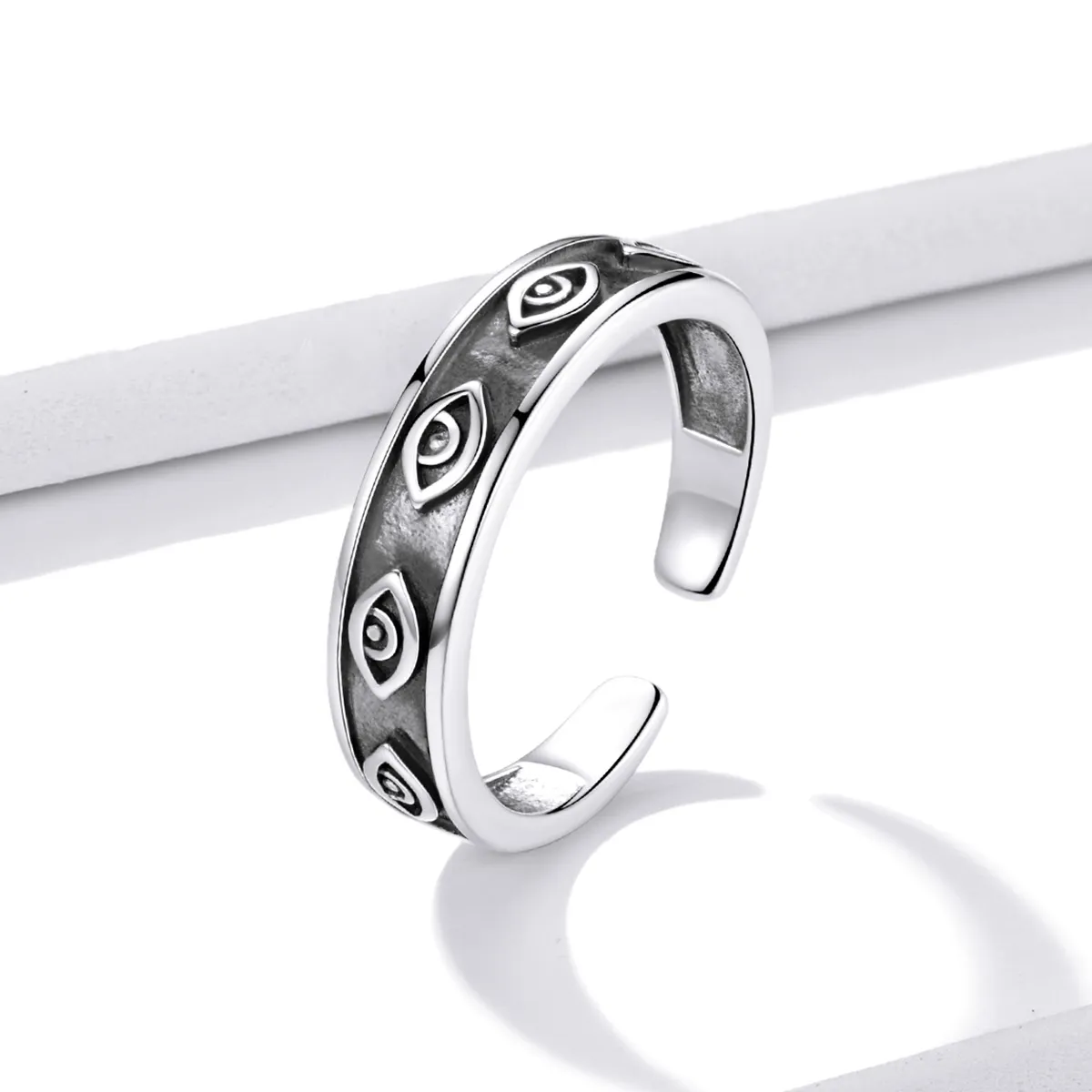 Pandora Style Guardian Ring Open Ring - BSR193