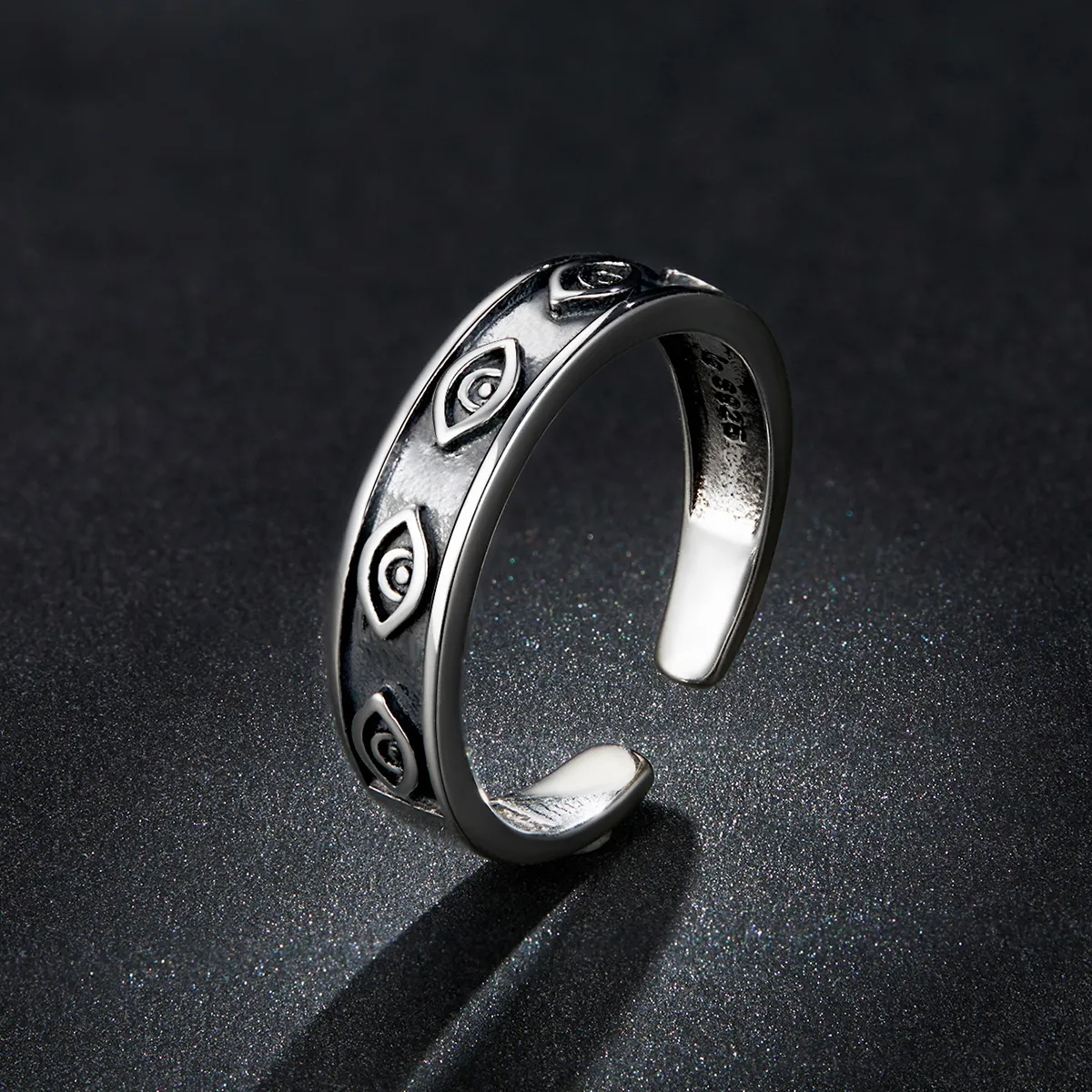 Pandora Style Guardian Ring Open Ring - BSR193
