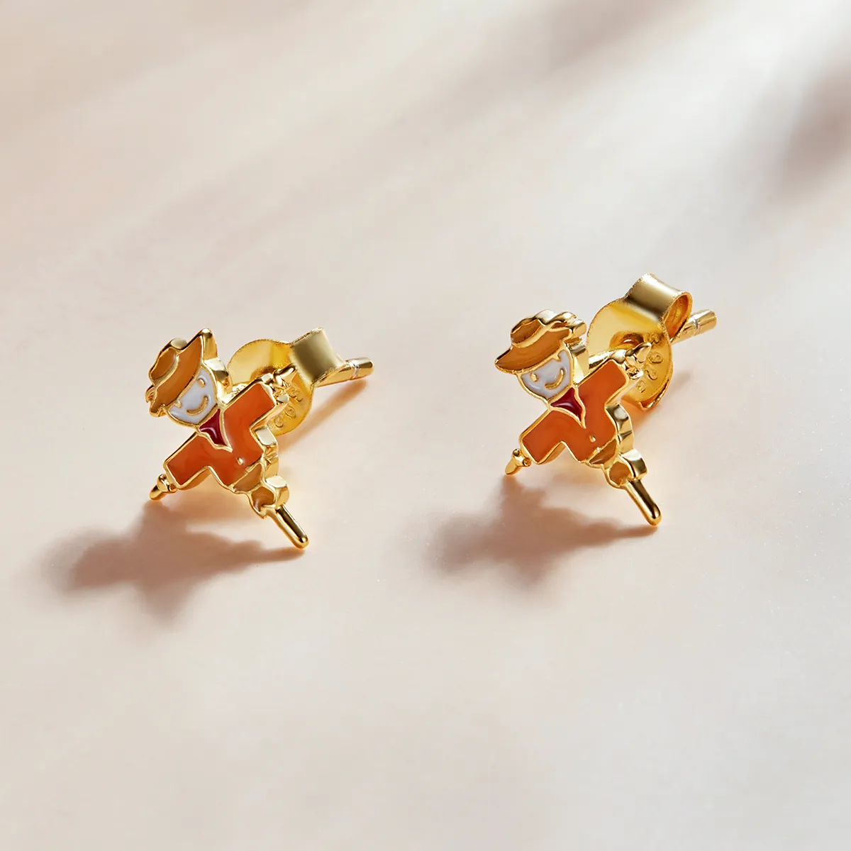 Pandora Style Autumn - Scarecrow Stud Earrings - SCE1243