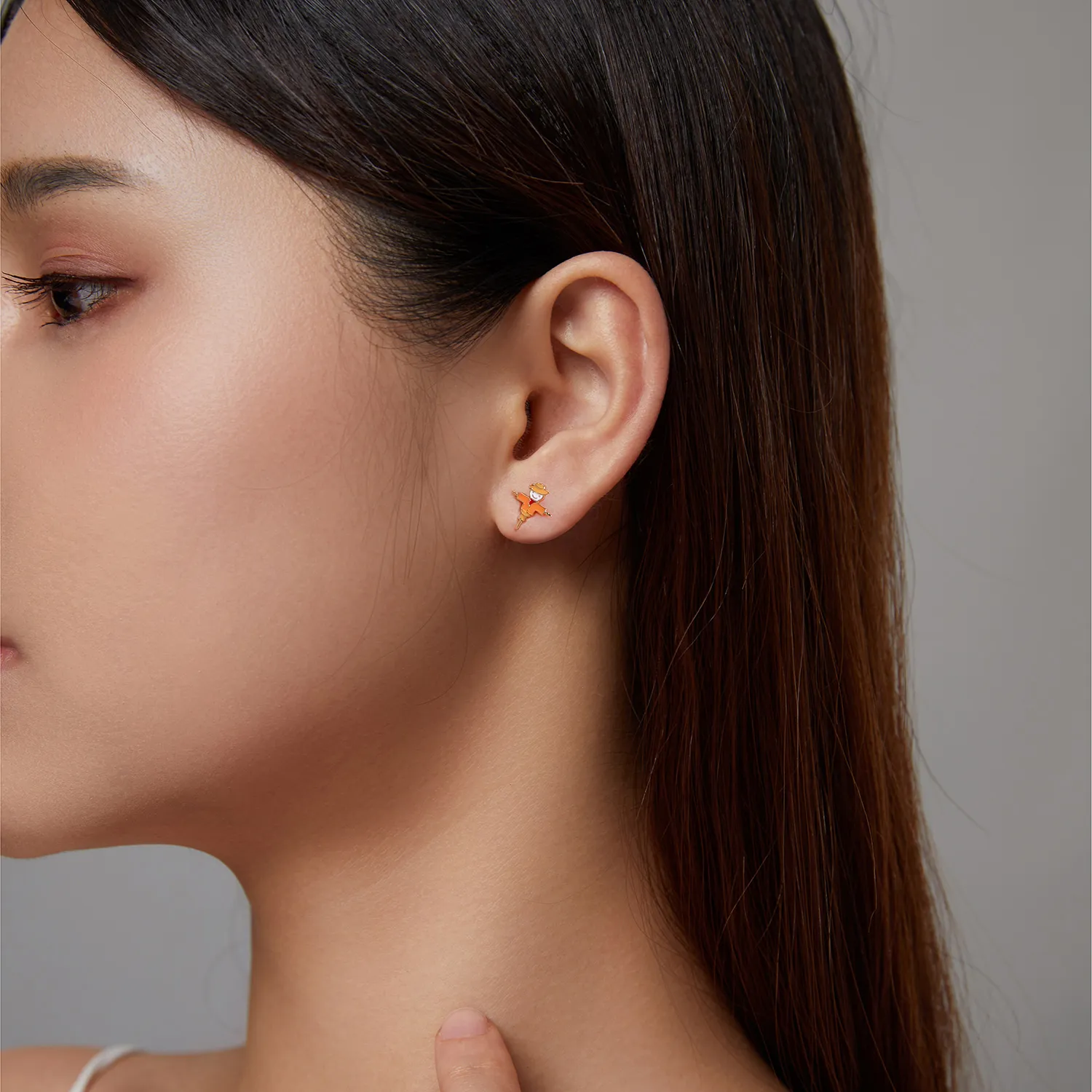 Pandora Style Autumn - Scarecrow Stud Earrings - SCE1243