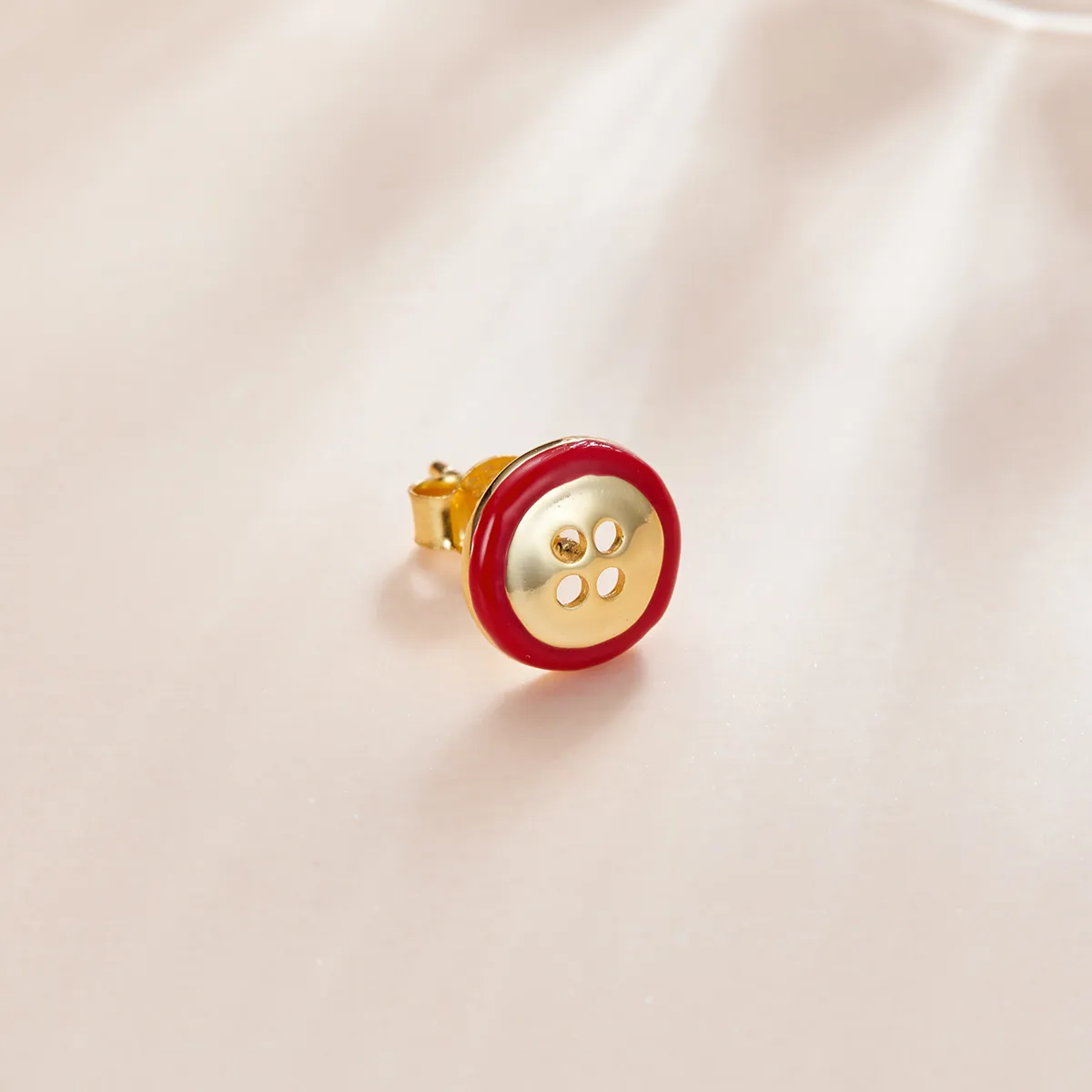 Pandora Style Button Stud Earrings - SCE1060