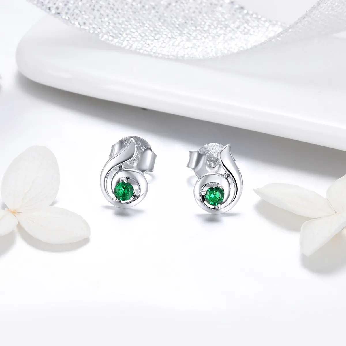 Pandora Style Dancing Melody Stud Earrings - BSE010