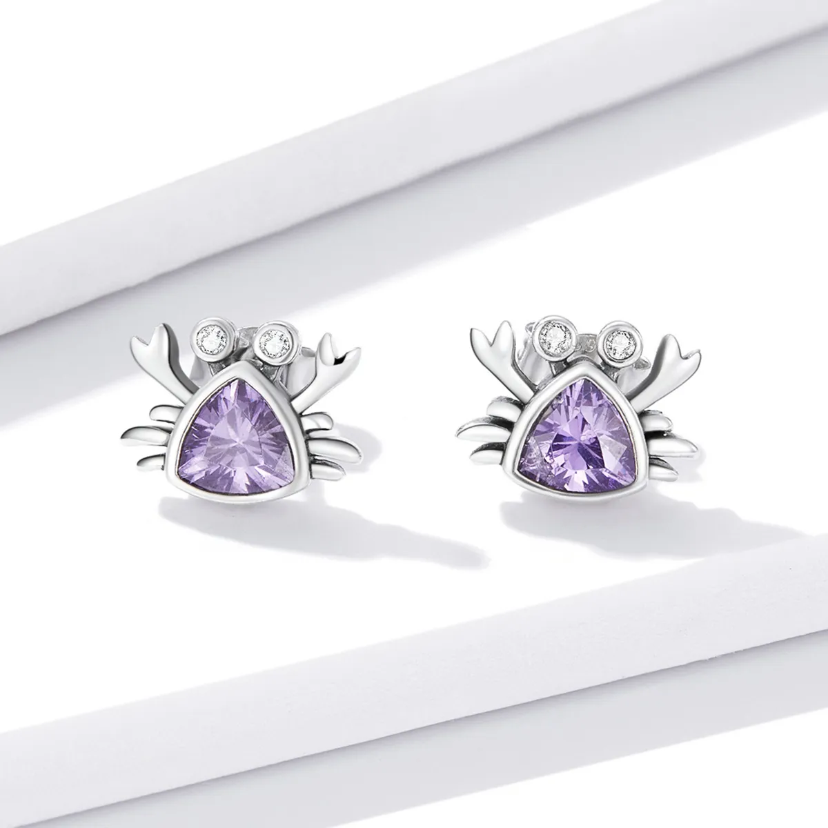 Rose de France Amethyst Drop Earrings