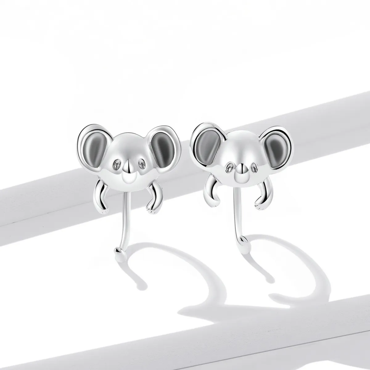 Pandora Style Mini Koala Stud Earrings - BSE566