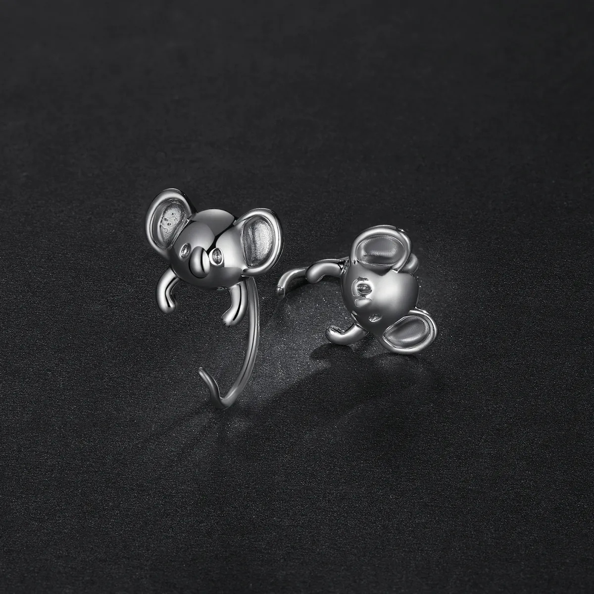Pandora Style Mini Koala Stud Earrings - BSE566