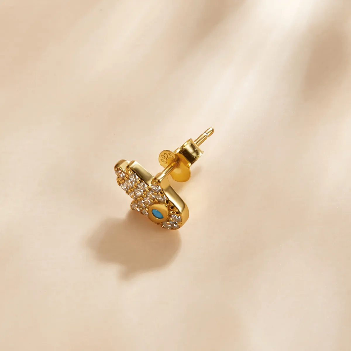 Pandora Style Mystic Spain - Lucky Hands Stud Earrings - SCE1139