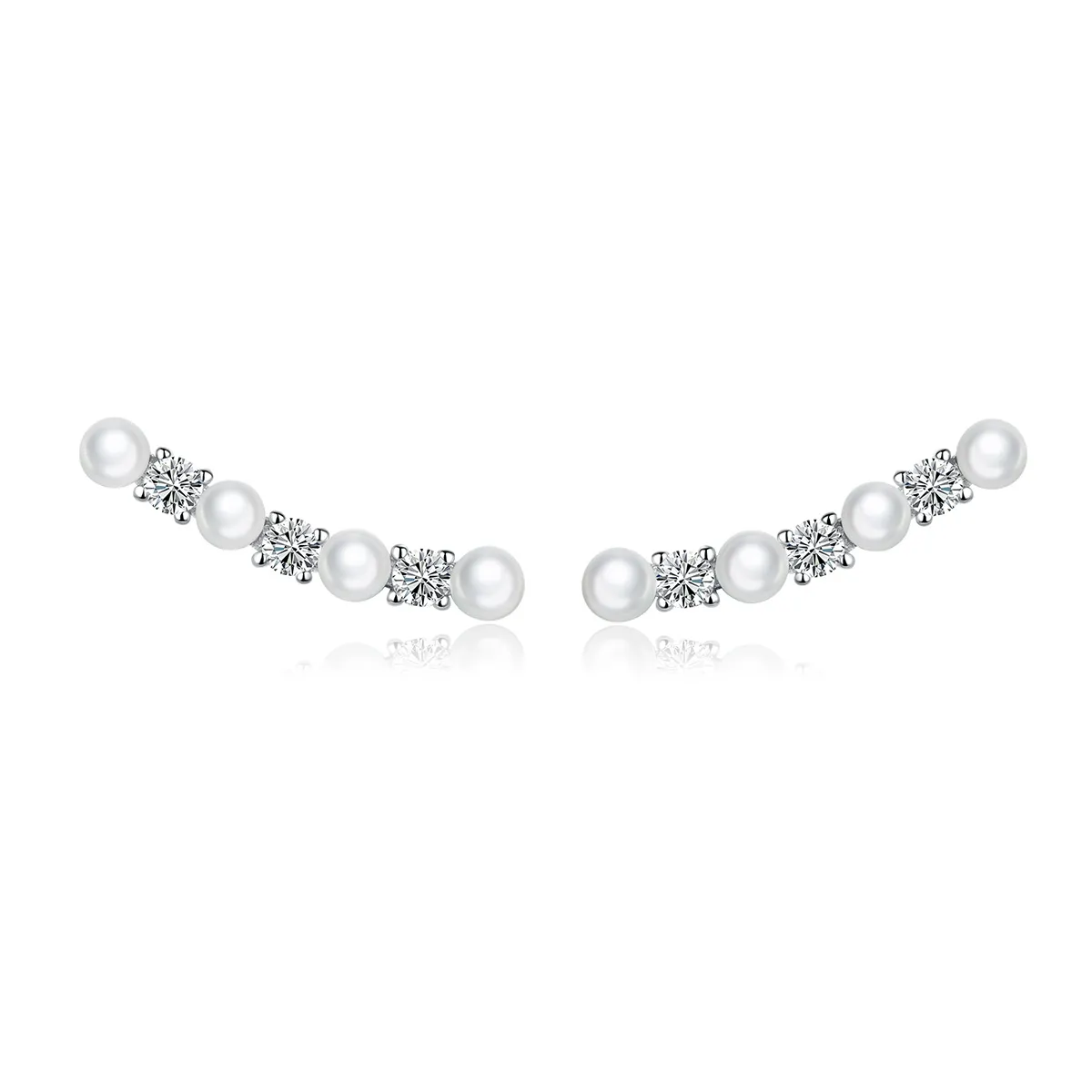 pandora style pearl stud earrings bse118
