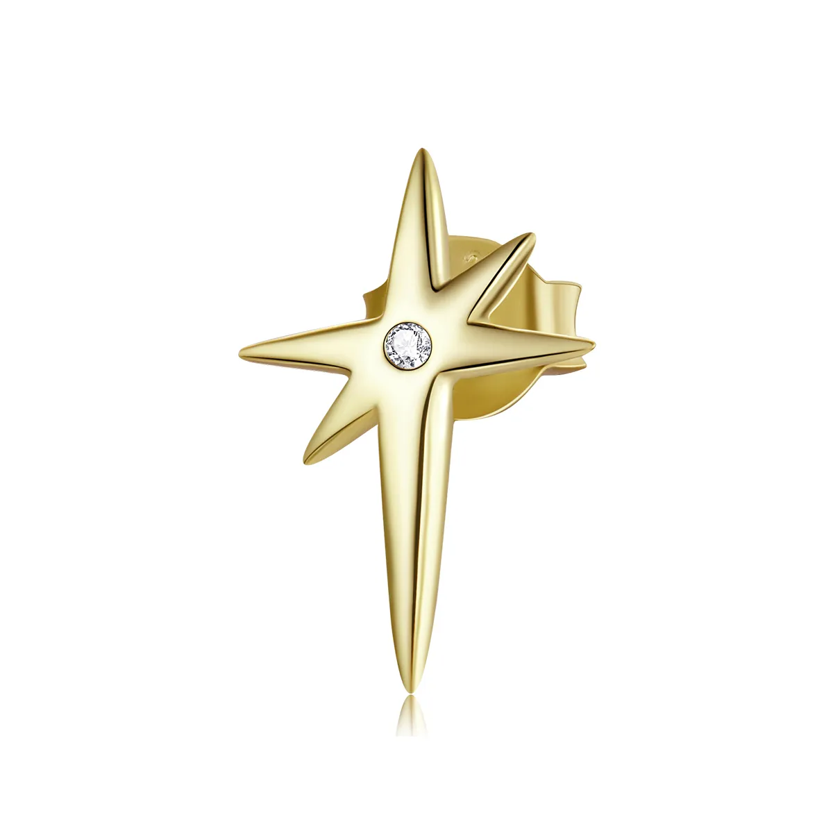pandora style stars stud earrings sce1091
