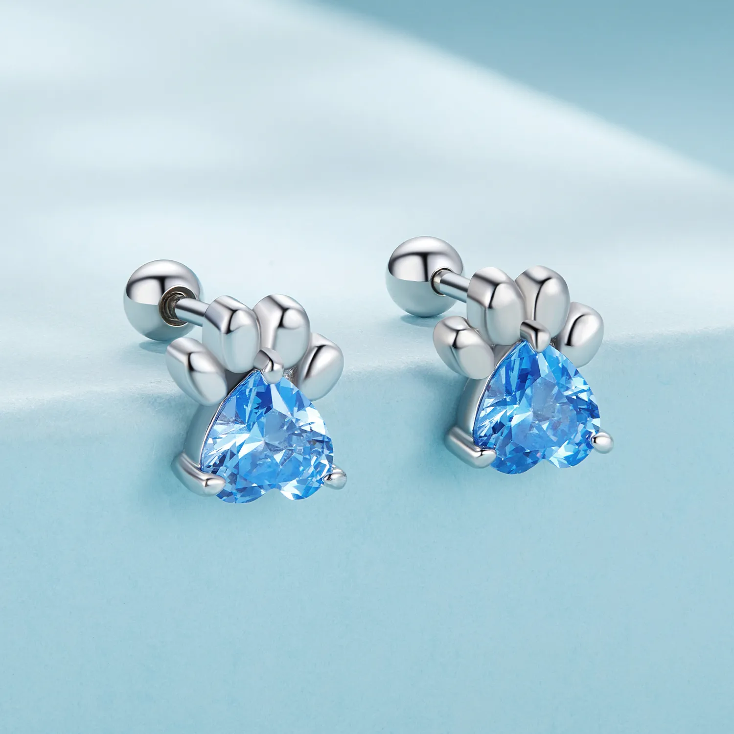 Pandora blue topaz earrings sale