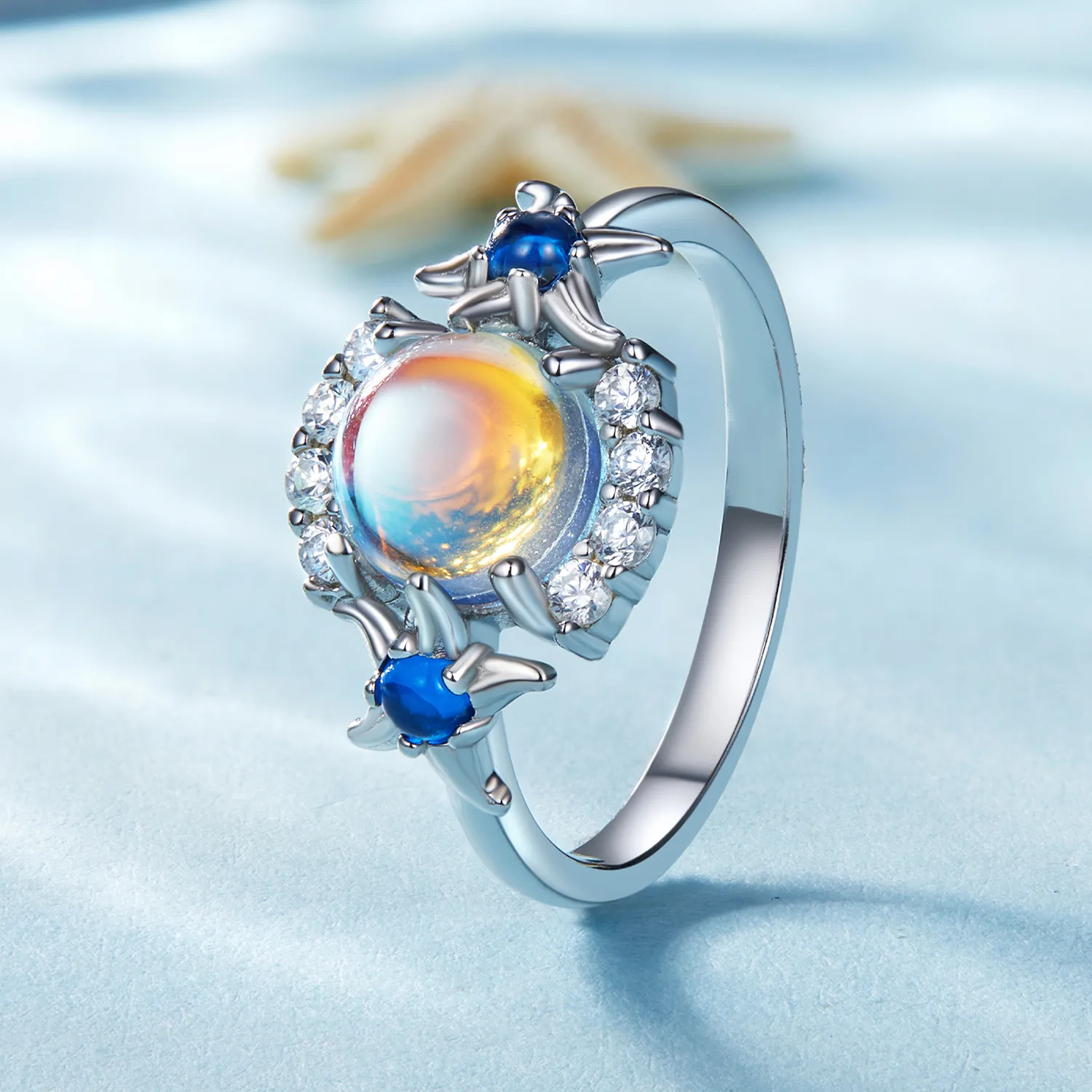 Moonie Moonstone Ring – Saint Seneca