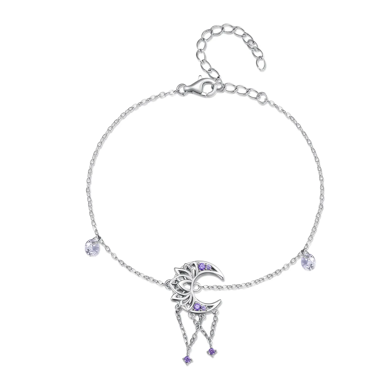Pandora Style Moon Dream Catcher Bracelet - BSB125