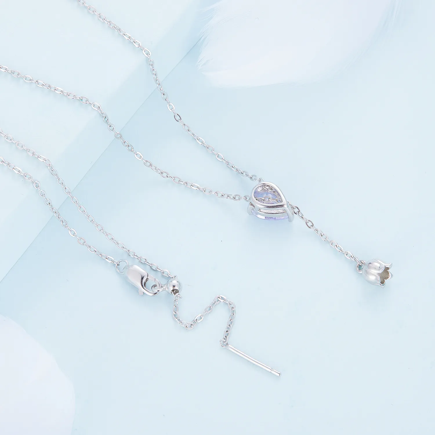 Amethyst Necklace Pandora Style - BSN271