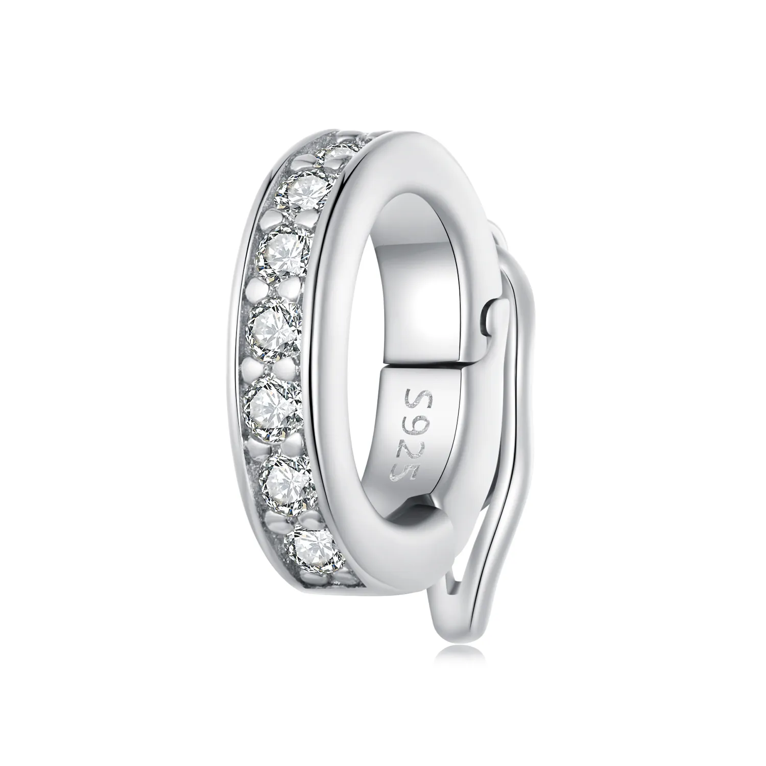Clear Sparkle Spacer Charm - BSC886