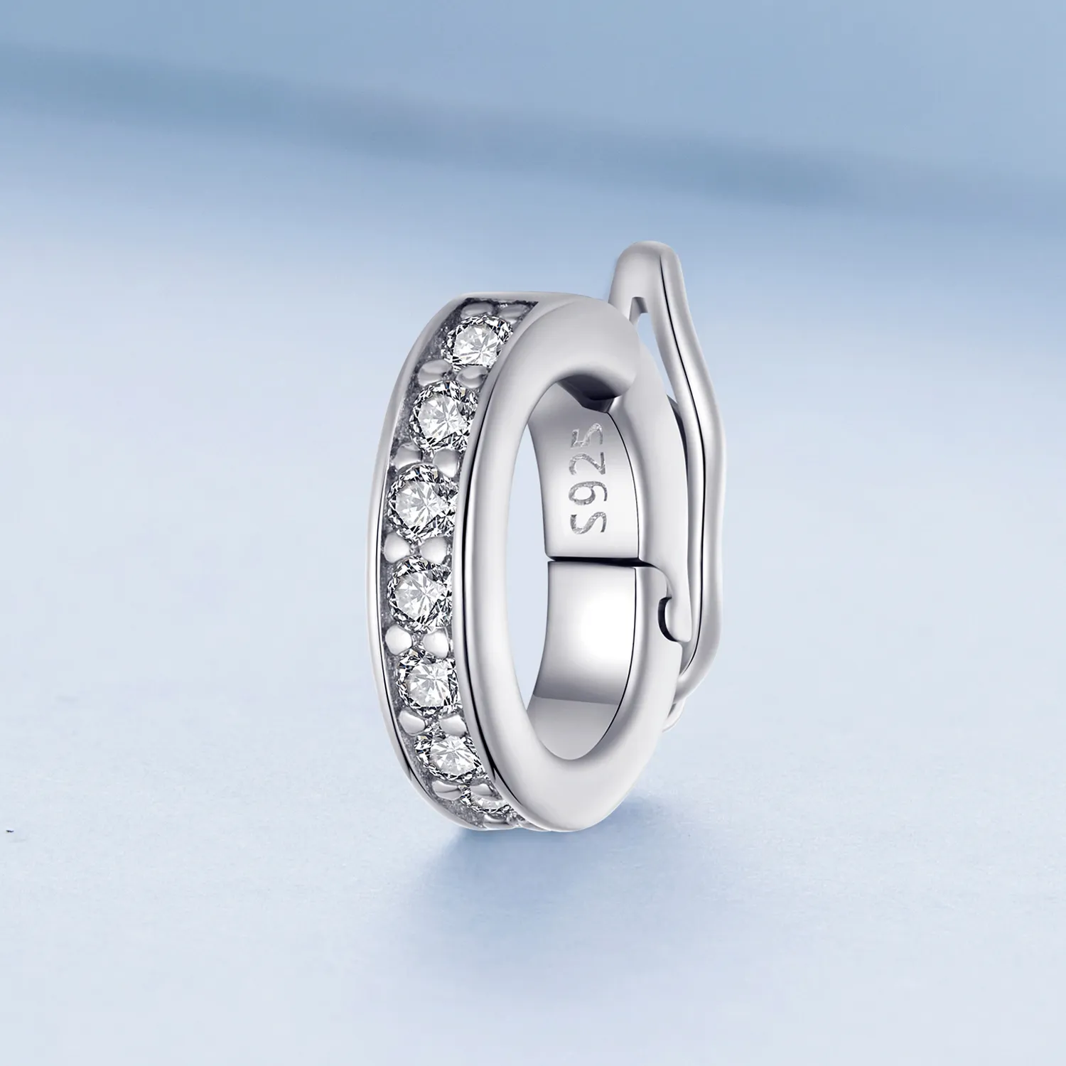 Clear Sparkle Spacer Charm - BSC886