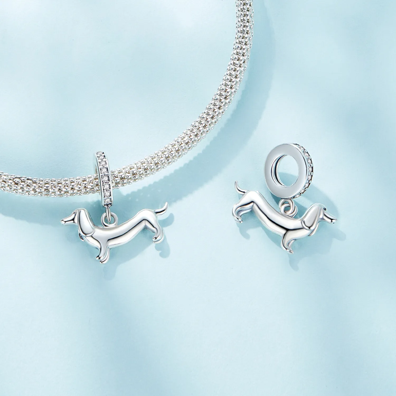Dachshund Pandora Style Charm - SCC2561