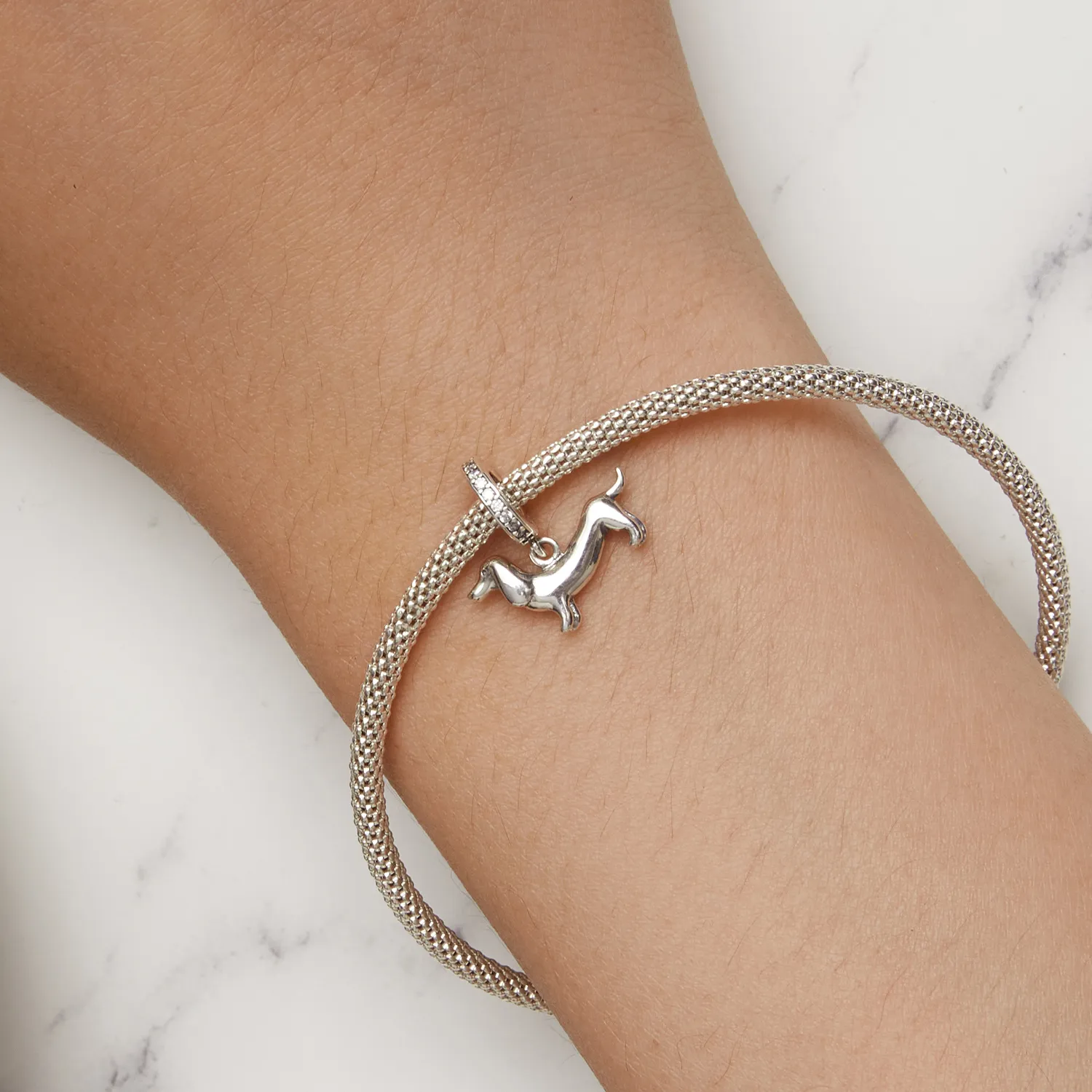Dachshund Pandora Style Charm - SCC2561