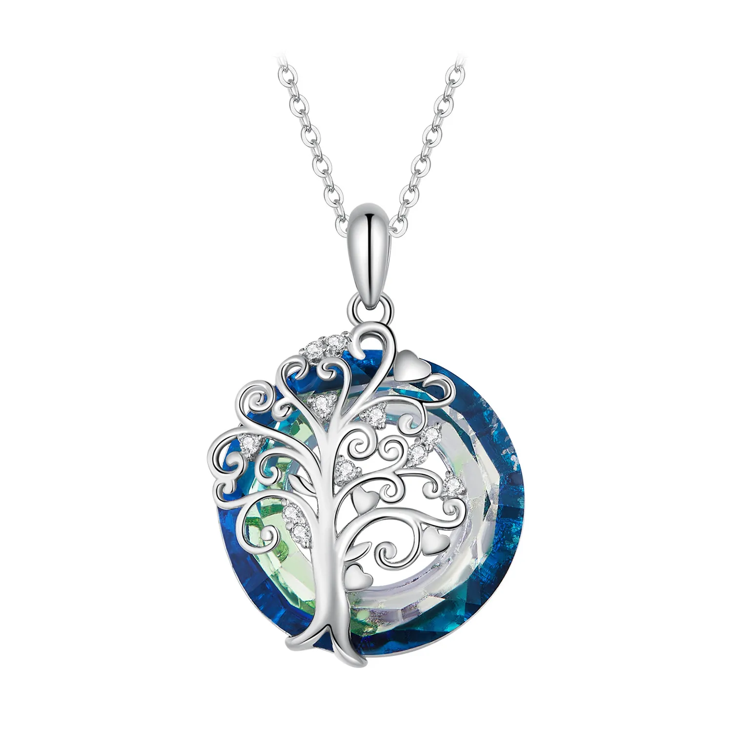 Family Circle Necklace Pandora Style - BSN315