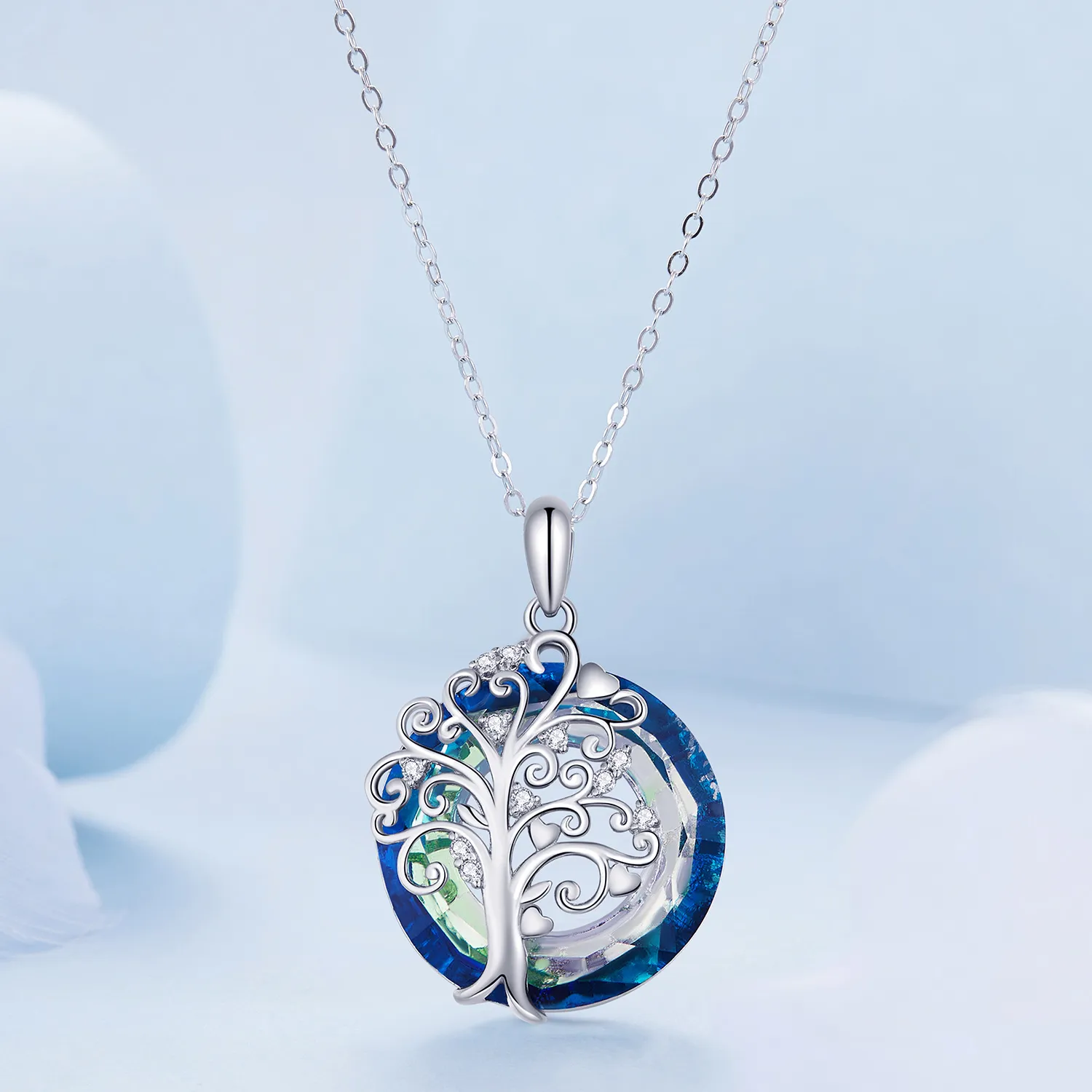 Family Circle Necklace Pandora Style - BSN315
